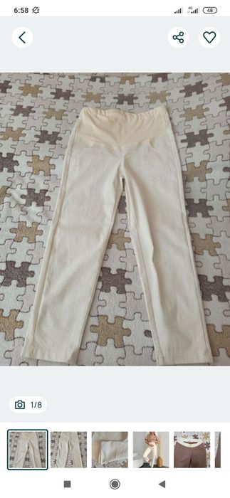 Біла футболка для вагітних із секретом для годування