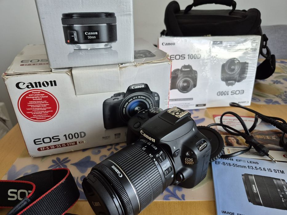 Aparat Canon 100D jak nowy!