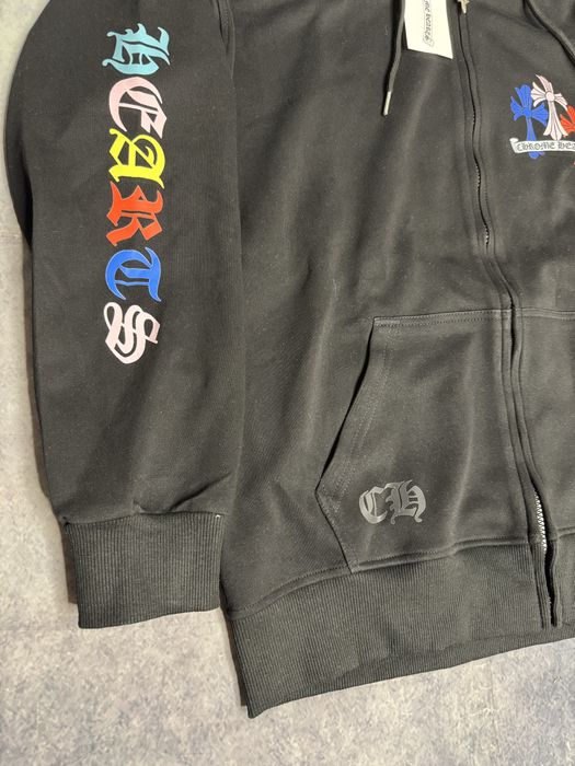Кофта Chrome Hearts Black Multicolor , Зип Хром Хеарст Black L XL