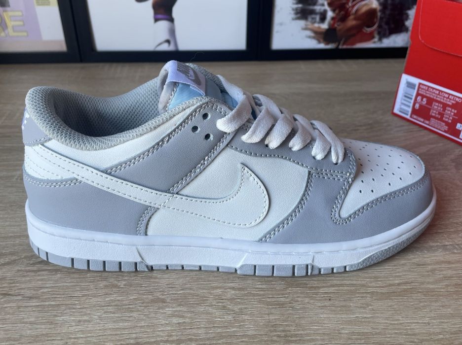 Nike Dunk Low Бело-пурпурные найк | Оригинал | Размер 43