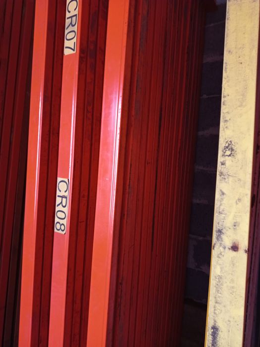 Regały paletowe magazynowe wysokiego składowania 4m