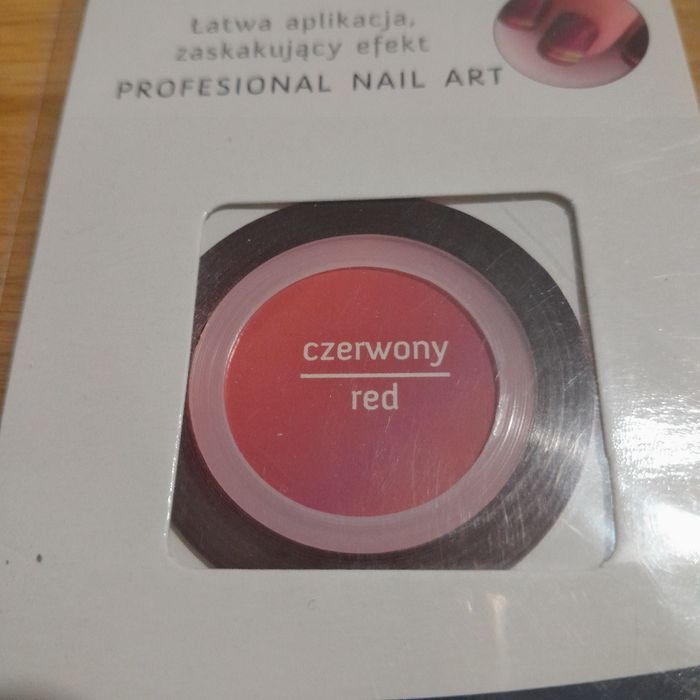 KillyS Beauty taśma do zdobienia paznokci Czerwona 25 szt/opakowań