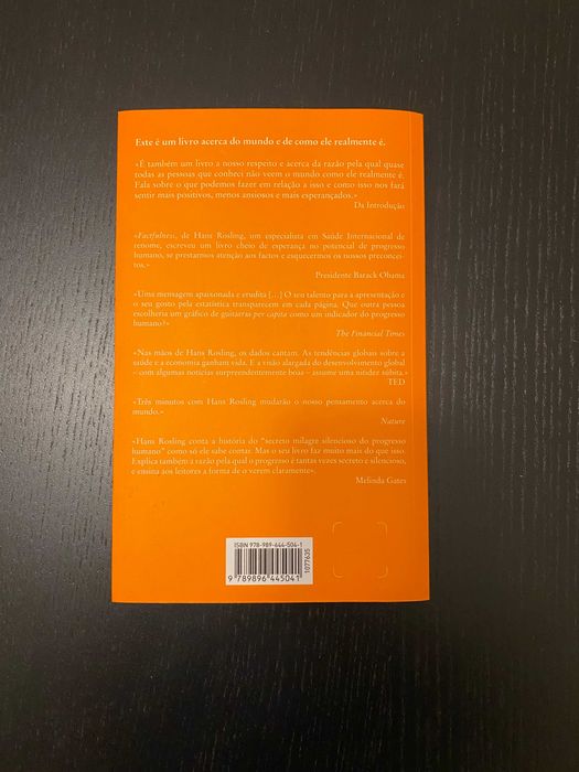 Livro Factfulness - razões pelas quais estamos errados acerca do mundo