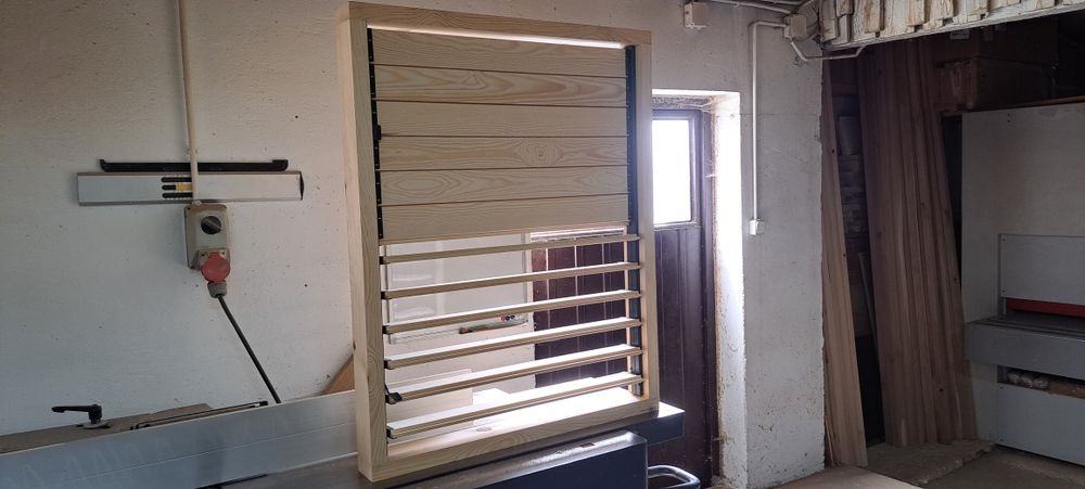 ruchome żaluzje, Ruchome deseczki SHUTTERS sosna