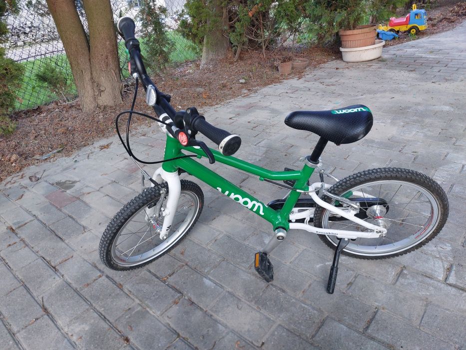 Rower dziecięcy Woom 3 zielony 16 cali
