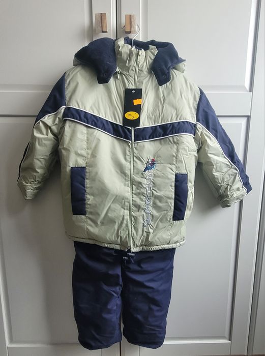 Kombinezon zimowy dziecięcy, komplet spodnie, kurtka 104 zimowe