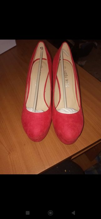 Sapato Salto Vermelho