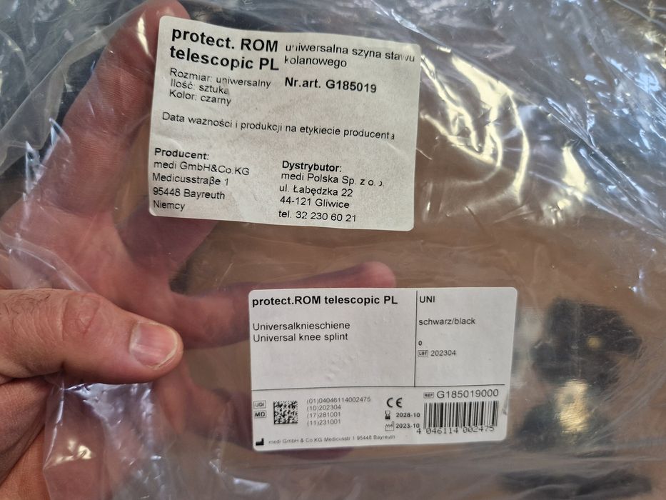 Orteza kolana, Protect.ROM telescopic MEDI, roz. uniwersalny