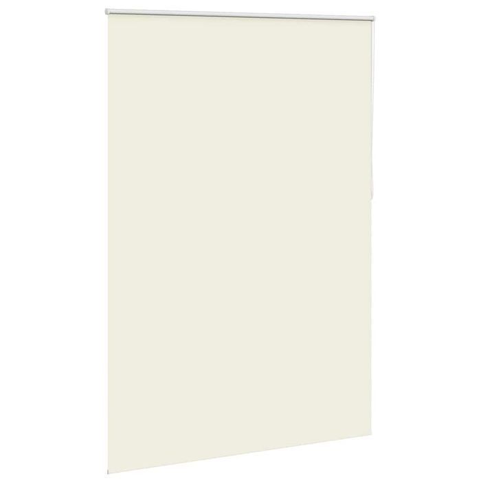 Roleta Przeciwsłoneczna 140 X 230 Cm Kremowo Biała