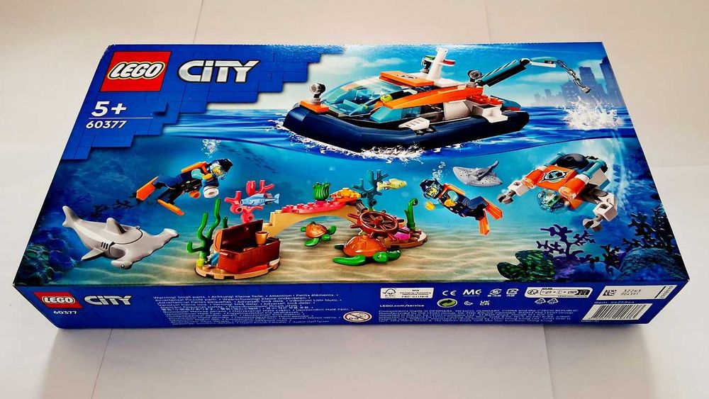 Lego City Arctic 60377 Explorer Diving Boat selado