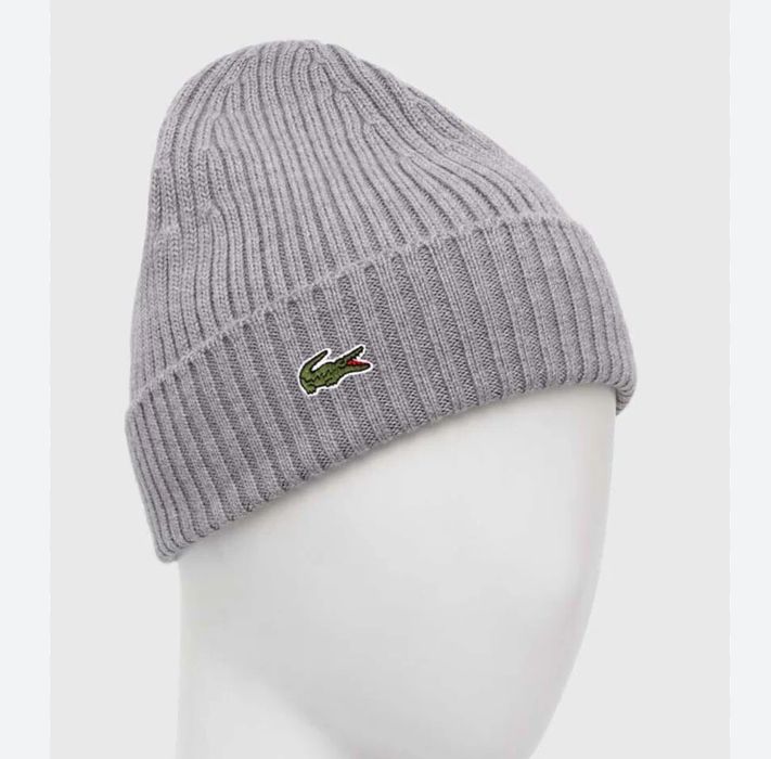 Шерстяная шапка унисекс Lacoste