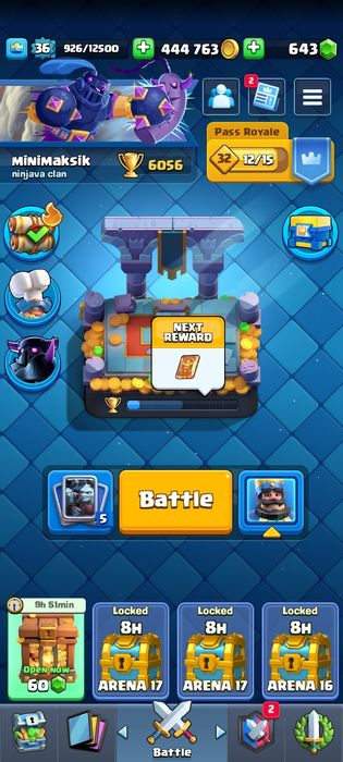 Продам акаунти  клеш рояль