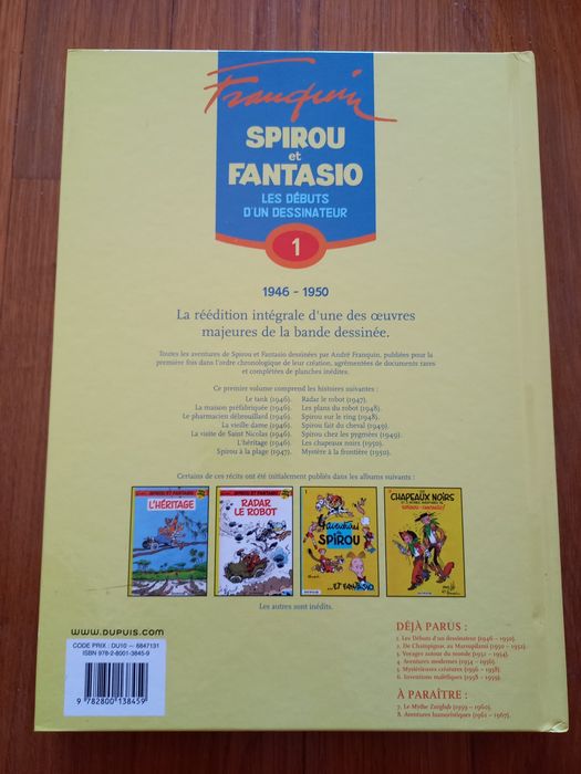BD Intégrale Spirou et Fantasio