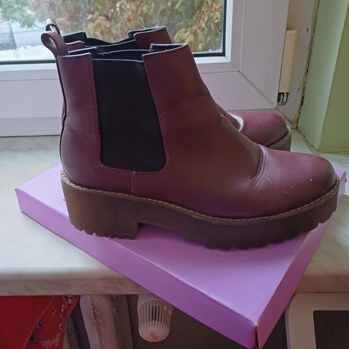 Botki ze skóry 39 , h&m