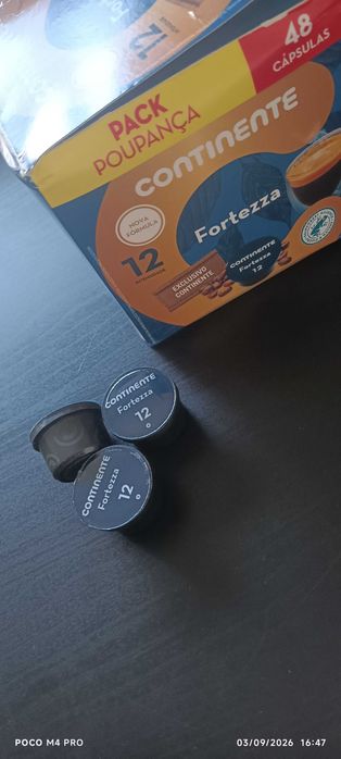 Cápsulas de café Continente e Kaffa Fado