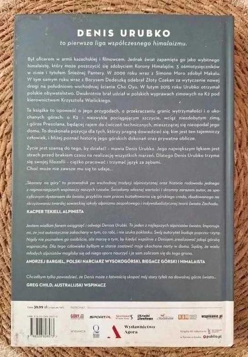 Denis Urubko Skazany na góry himalaizm