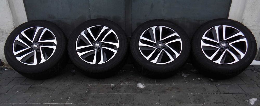 Oryginalne alufelgi 18 Seat Terraco 5x112 Tiguan, Kodiaq, opony zimowe