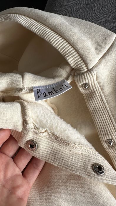 Комбінезон демісезон з начосом та шапочка