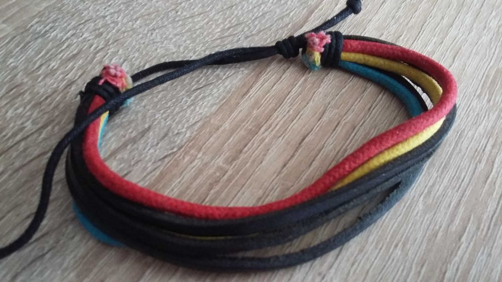 Bransoletka skóra boho