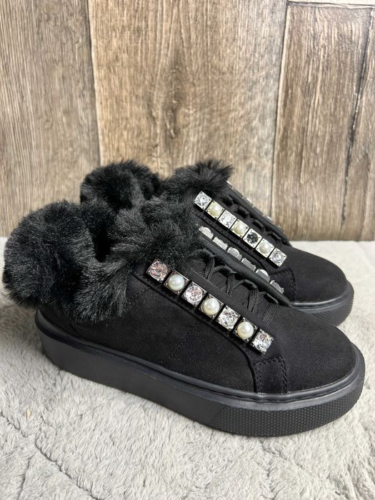 buty damskie skórzane sneakersy guess 35