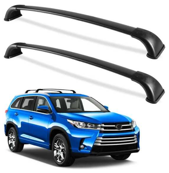 Поперечки Toyota Highlander. На штатні рейлінги. Оригінальна модель.