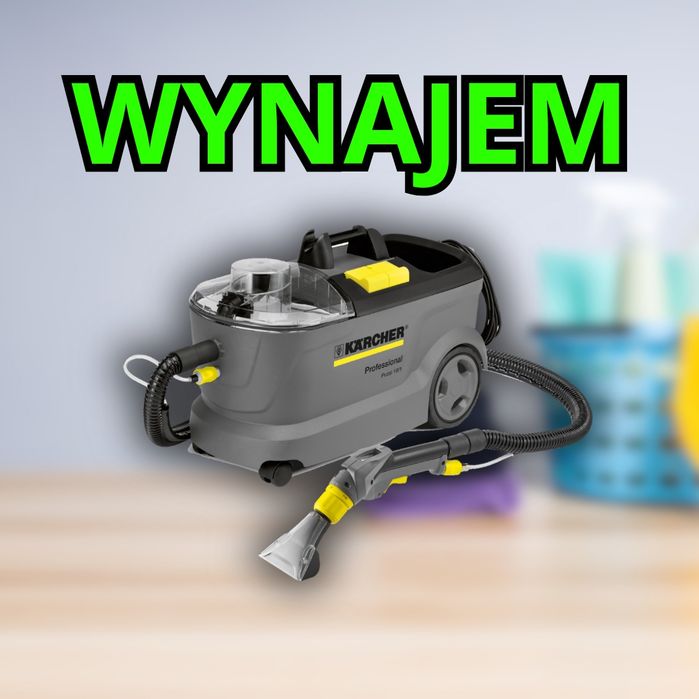 Wynajem odkurzacz piorący Karcher puzzi 10/1 - pranie tapicerki