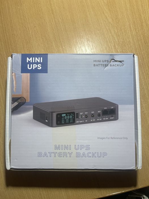 4-портовый источник бесперебойного питания ИБП с экраном USB + тип C + 2x5,5x2,1 мм, выход DC5V9V12V2A для маршрутизаторов, камер