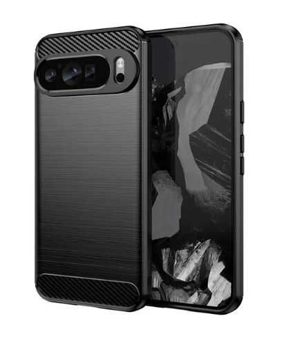 Противоударный чехол накладка Google Pixel 8A 9 9 Pro карбон 2 цвета