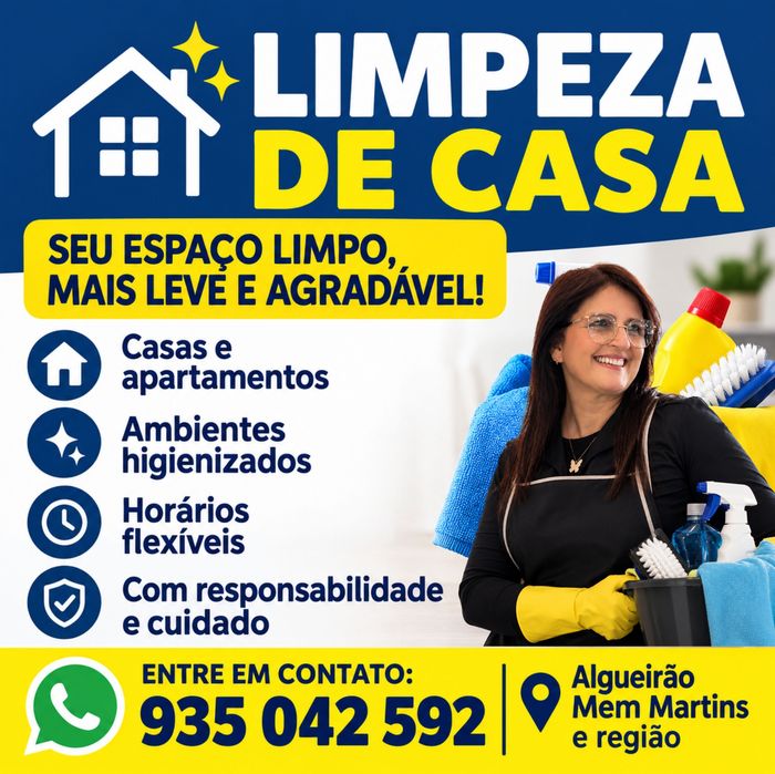 Limpeza de Casas e Apartamento