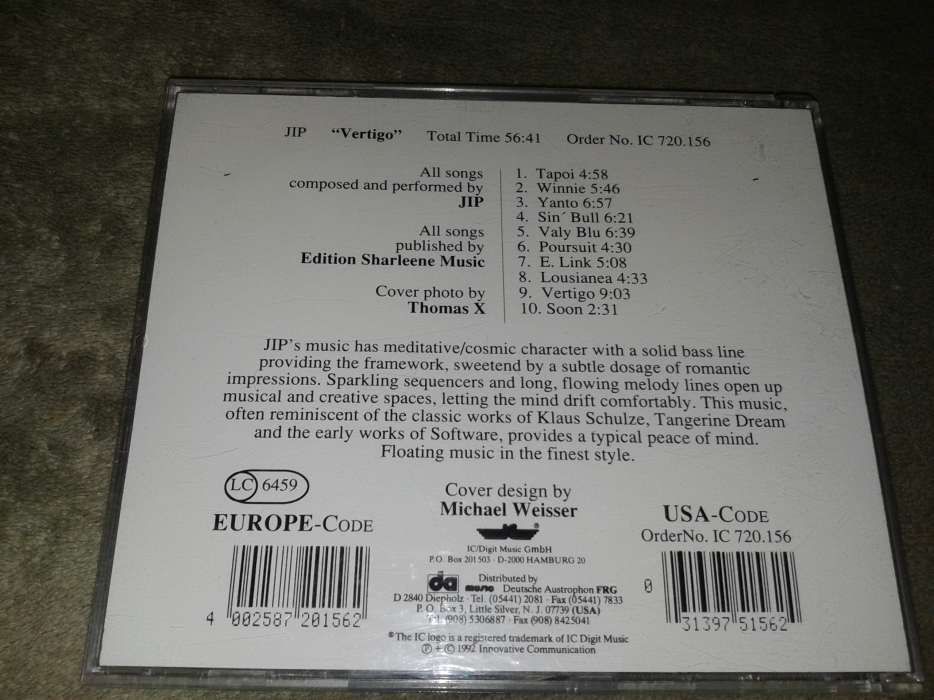 Vertigo - płyta CD