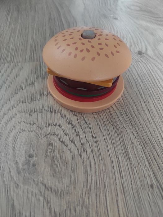 Hamburger Montesorri drewniany układanka