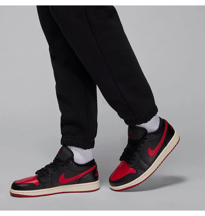 Штани на флісі Air Jordan Flight Fleece Black оригінал FV7059-010