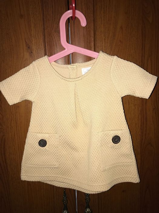 Sukienka chanelka Next kamelowa 68 pikowana chanel beżowa stan Bdb