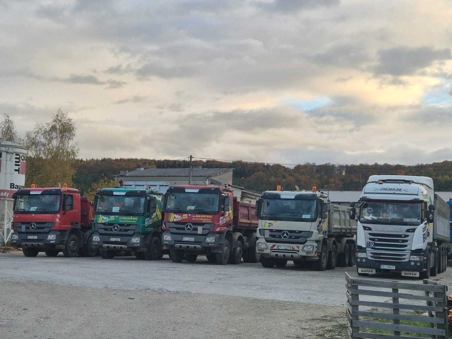 Usługi transportowe WYWROTKI, HDS, KOPARKI, Sprzedaż ziemi