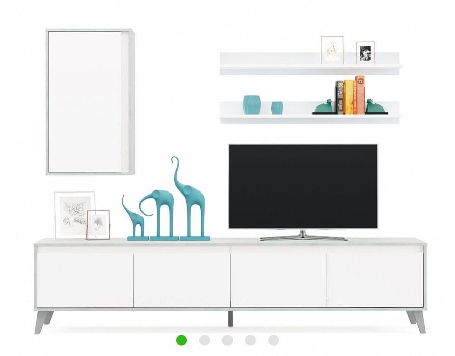 Móvel branco  usado um ano