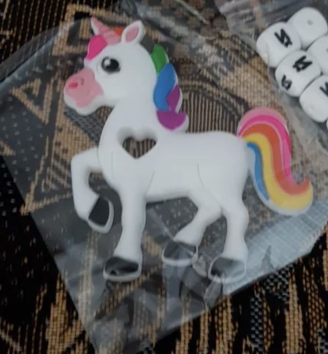 Mordedor Unicornio em silicone