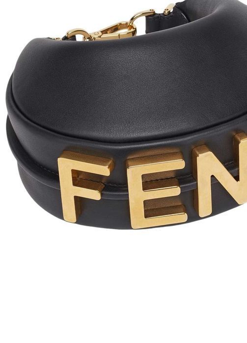 Сумка Fendigraphy Mini Leather Bag Black