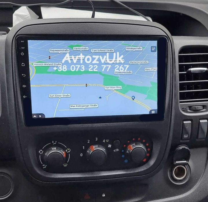 Магнітола Opel Vivaro Renault Trafic Nissan Primastar Віваро Андроїд 16