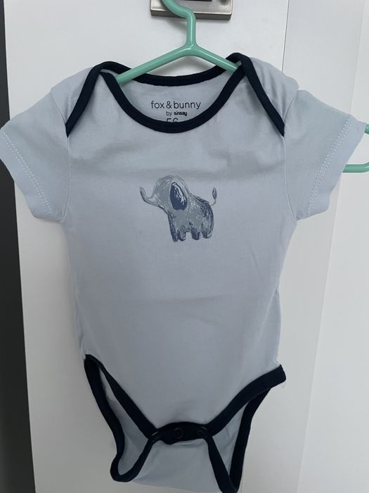 Body trzy sztuki z krótkim rękawem Sinsay fox&bunny 56