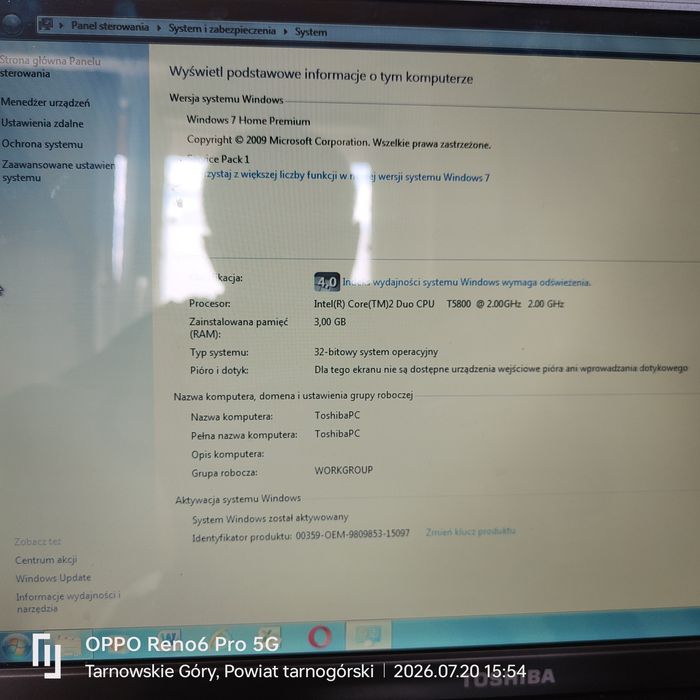 Laptop Toshiba i Dell