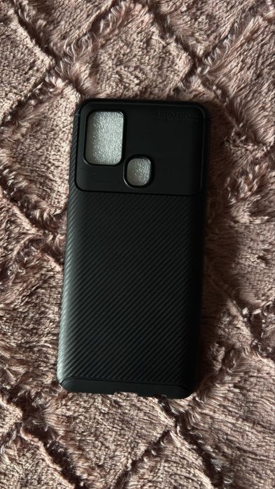Capa Samsung A21s Preta Fibra Carbono
