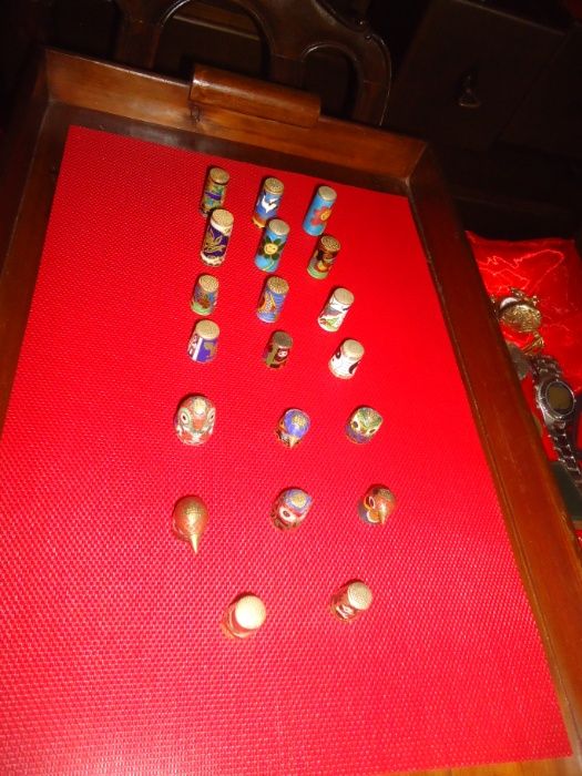 Colecção de Dedais de Cloisonne
