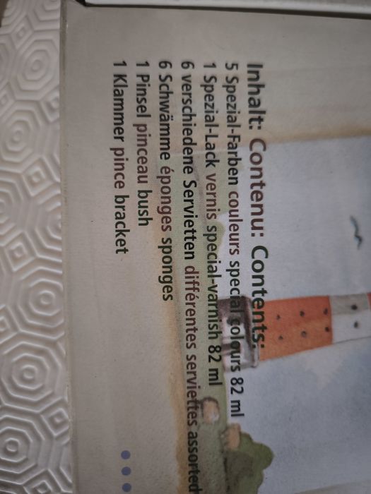 Zestaw do dekupaż decoupage