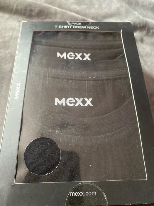 NOWY T-shirt Mexx 2 pak czarny roz. M
