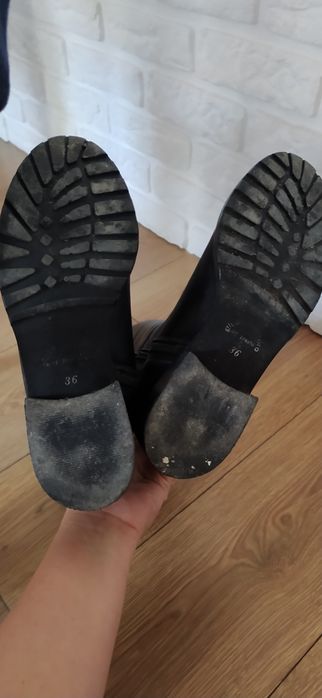 Kozaki buty zimowe do kolan skórzane