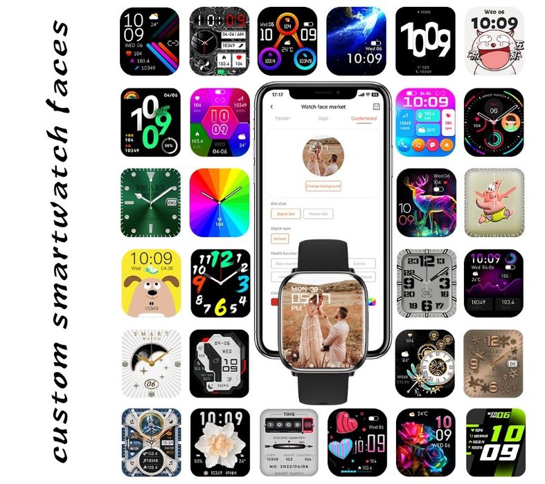 smartwatch damski rubicon rncf31 black