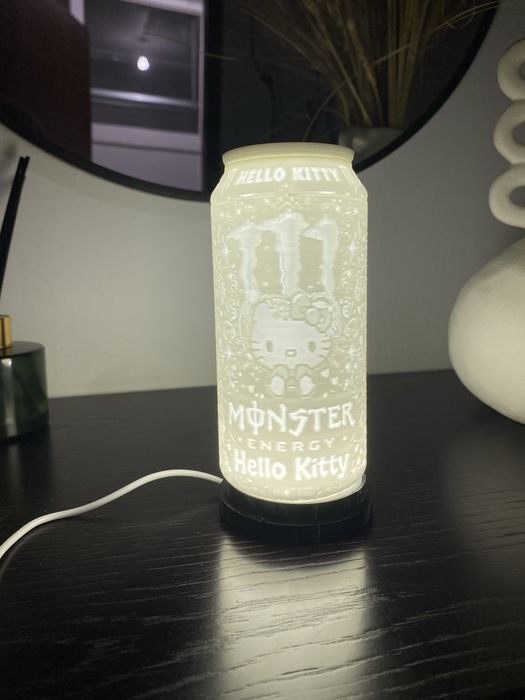 Candeeiro monster hello kitty