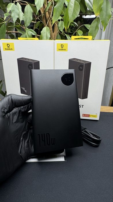 Потужний павербанк Базеус 140 ват Baseus metal Adaman 24000 mAh 140w