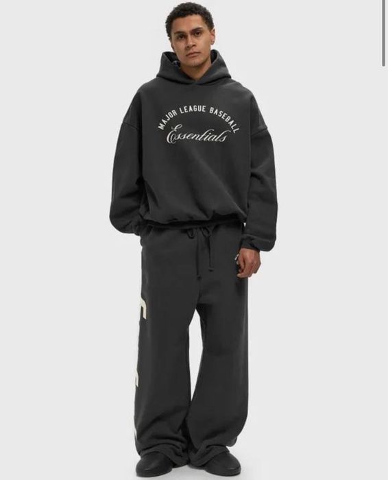 Худі Fear of God Essentials MLB Sport Hoodie 'Black' (192ML254101F)