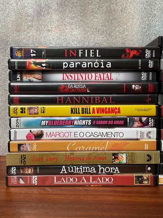 DVD vários filmes cinema romântico, ação, thriller... excelente estado64564037480066121